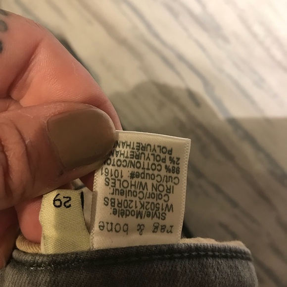 Rag & Bone Skinny Iron w/Holes - Picture 4 of 4